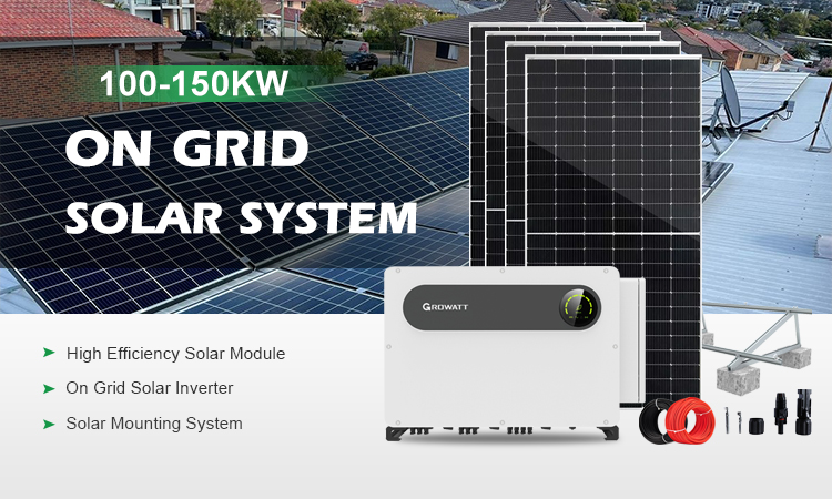 Sunway Growatt 100Kw 120Kw 150Kw On Grid Solar System - Sunway Solar