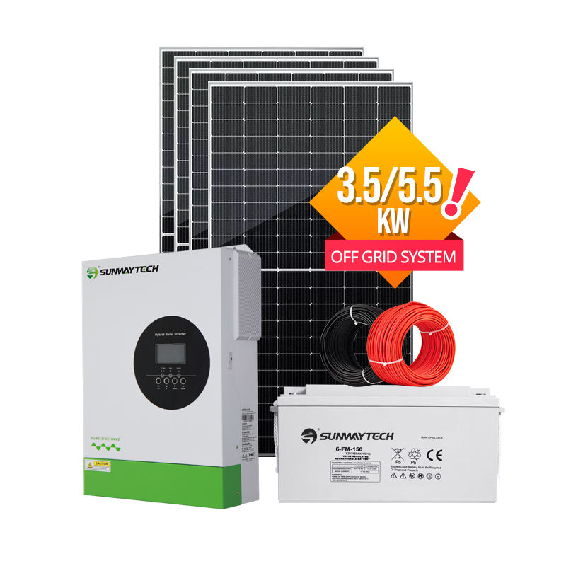 Sunway 3.5kW 5.5kW With Lead-Acid Battery Off Grid Solar System ...