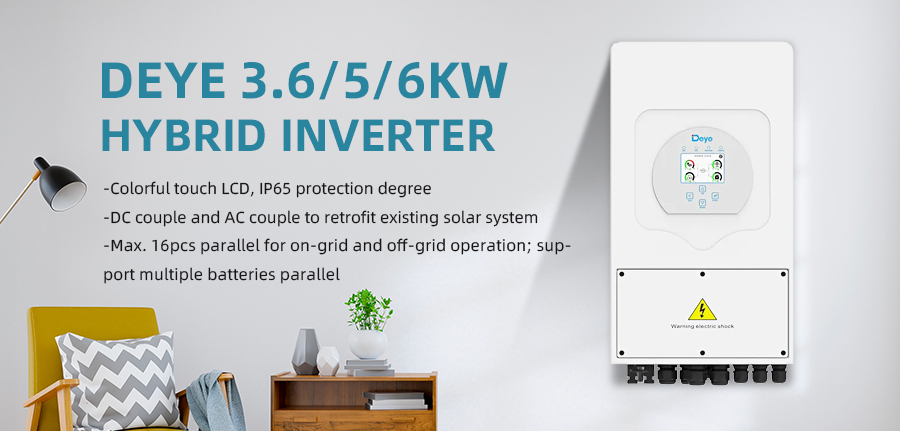Sunway Deye 3.6kW 5kW 6kW 230V Single Phase Hybrid Solar Inverter ...