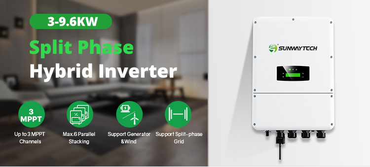 Sunway 3kW 6kW 10kW 230V Split Phase Hybrid Solar Inverter - Sunway Solar