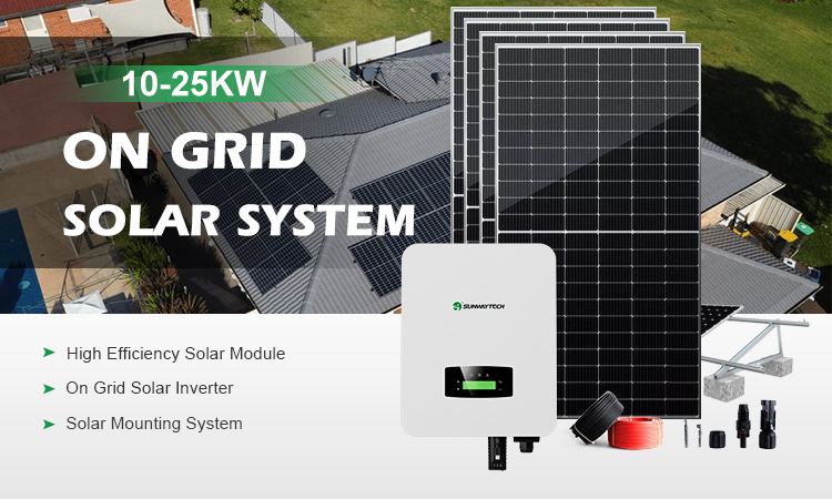 Genway Sunway 10kW-25kW Solar Power System On-grid - Sunway Solar