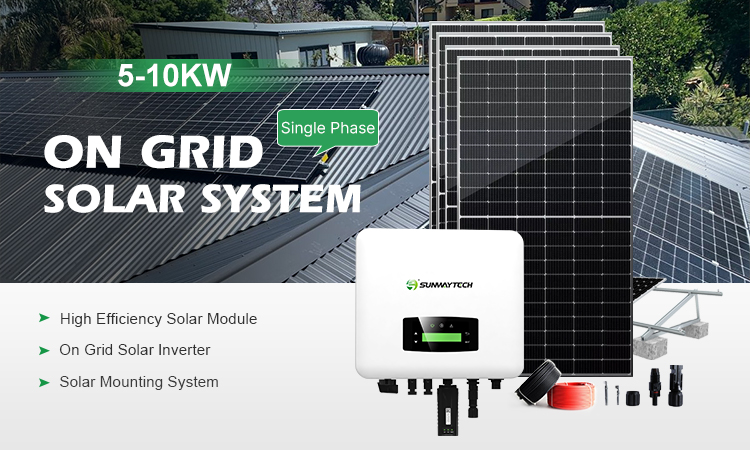 Sunway 5kW 10kW Solar Power System On-grid - Sunway Solar