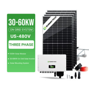 Home on Grid full set 30 KW Home solar system Complete 30KW 40KW 50KW 60kw Commercial Solar Energy System without battery