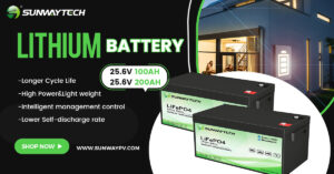 Sunway LiFePO4 batteries