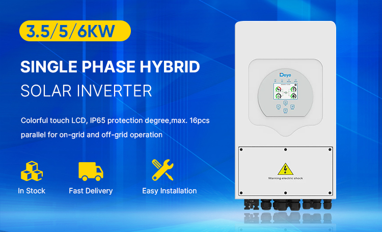Deye SUN-3.6/5/6K-SG03LP1-EU Hybrid Inverter Single Phase - Sunway Solar