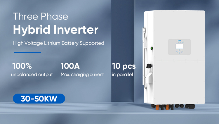 Deye SUN-29.9-50K-SG01HP3-EU-BM4 Three Phase Hybrid Solar Inverter ...