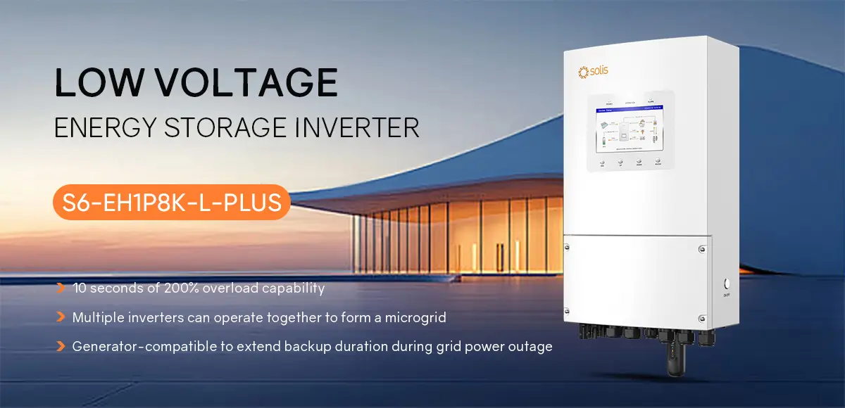 Solis Single Phase 3-8kw Low Voltage Hybrid Inverter - Sunway Solar