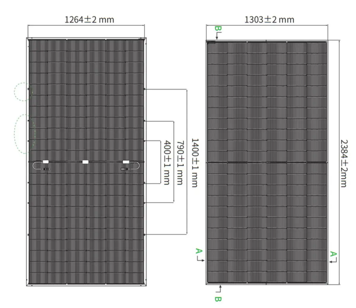 Jinko Tiger Neon 700-715W Bifacial Double With Dual Glass Solar Panel