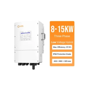 Solis Three Phase 8-15KW Low Voltage Energy Storage Inverter S6-EH3P(8-15)K02-NV-YD-L