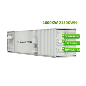 Sunway Intelligent Air Cooling 1000KW 2150KWH Outdoor Cabinet Energy Storage System
