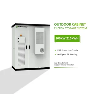 Sunway 100Kw 215Kwh Outdoor Cabinet Energy Storage System