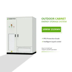 Sunway Intelligent liquid-cooled 100KW 232KWH Outdoor Cabinet Energy Storage System