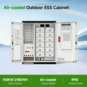 Sunway Intelligent Air Cooling Commercial and Industrial Energy Storage System 100KW 215KWH Outdoor Cabinet System