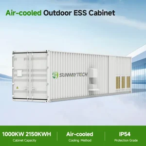 Sunway Intelligent Air Cooling Industrial Solar Energy System 1000KW 2150KWH Outdoor Cabinet System