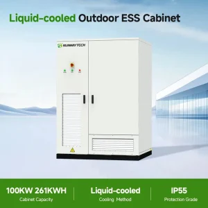 Sunway Liquid-Cooling Energy Storage System 100KW 261KWH Outdoor Cabinet Solar Energy Storage System