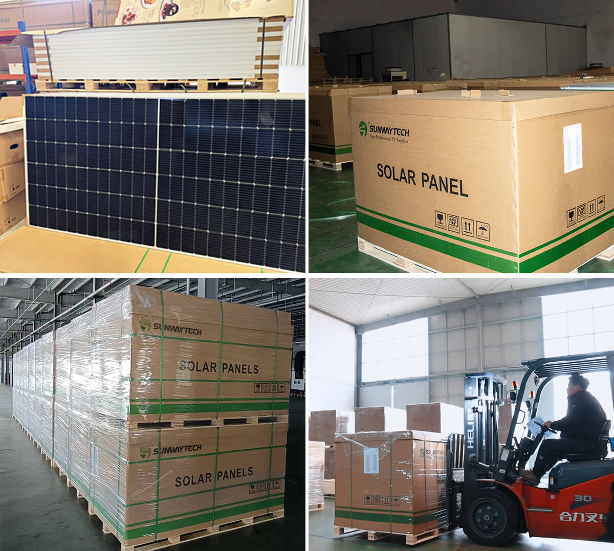 SUNWAY 620-630W 132 Cells Bifacial N Type TOPcon Bifacial Module