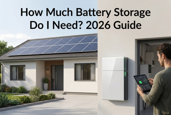 How Much Battery Storage Do I Need? 2026 Guide - Sunway Solar