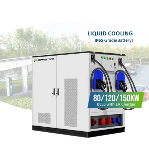 0.5P Liquid-Cooled Mobile BESS EV Charger (156-261kWh)