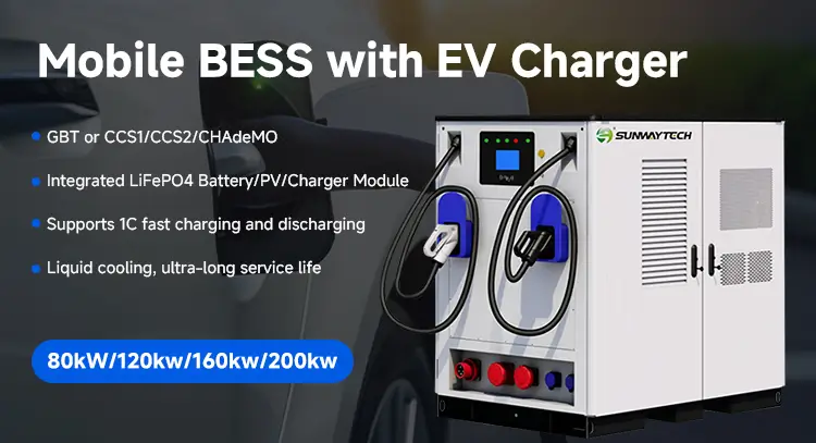 1P High-Power Mobile BESS EV Charger (Up to 200kW)
