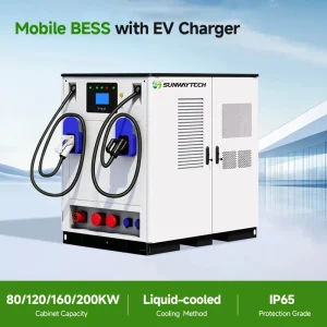 1P High-Power Mobile BESS EV Charger (Up to 200kW)