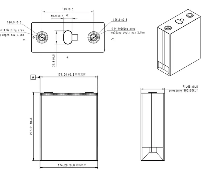 CATL 3.2V 314Ah LiFePO4 Battery Cell