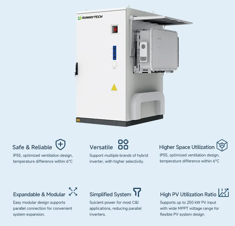 SUNWAY 100kW 241kWh Air-cooled Hybrid Cabinet
