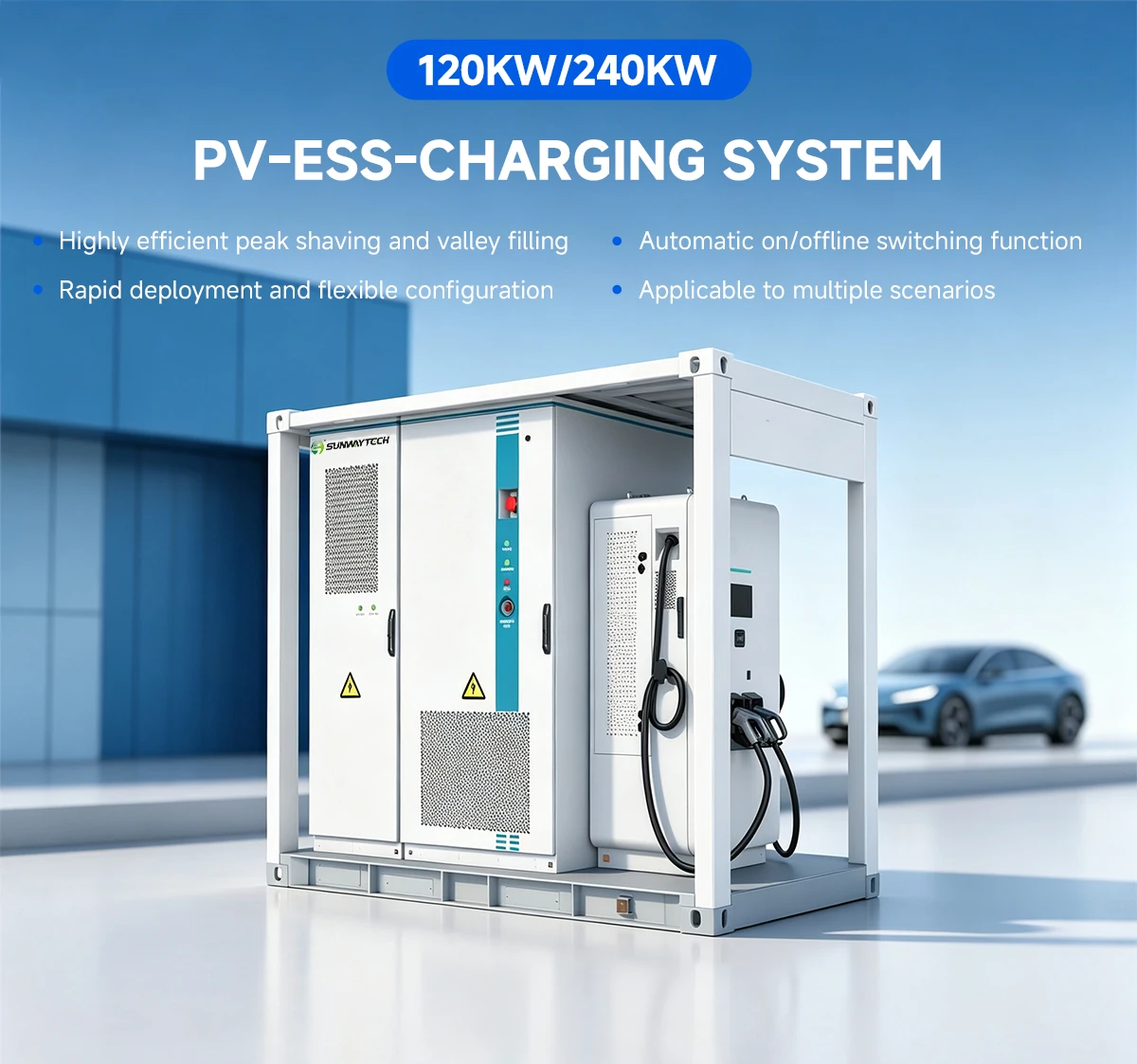 Integrated PV-ESS-Echarging System