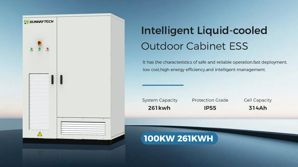 SWMonet-125CL 100 kW 261 kWh Liquid-Cooled Outdoor Cabinet