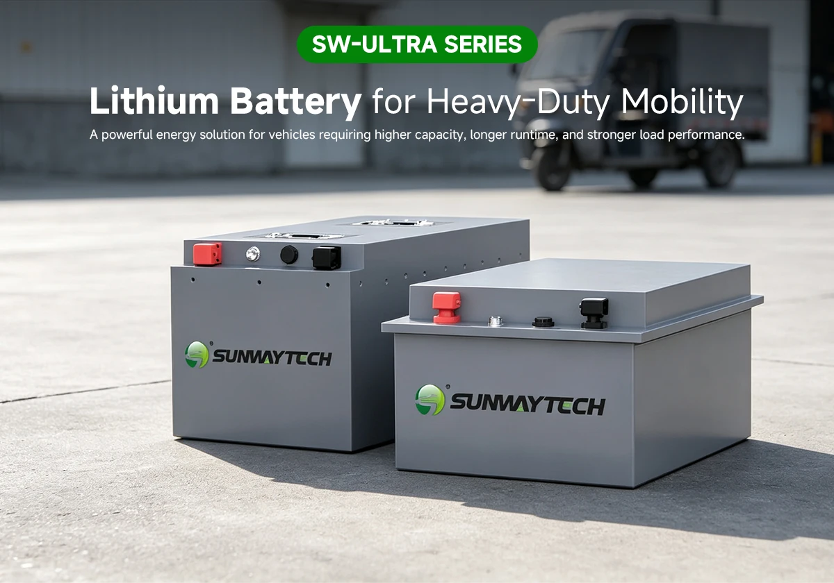 SUNWAY ULTRA SERIES High-Capacity Lithium Battery for Heavy-Duty Mobility