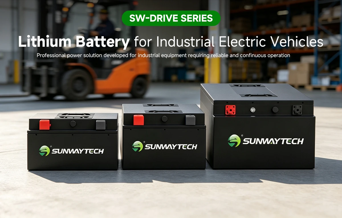SUNWAY DRIVE SERIES Lithium Battery Solution for Industrial Electric Vehicles