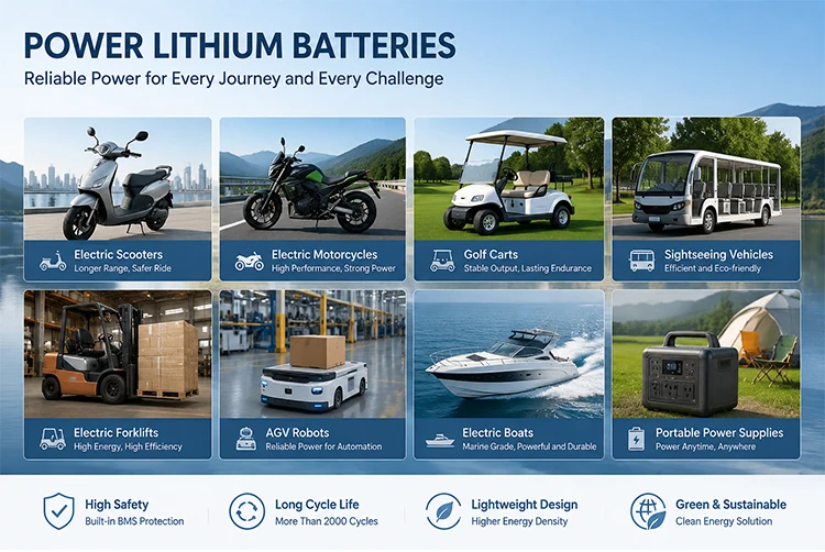 SUNWAY DRIVE SERIES Lithium Battery Solution for Industrial Electric Vehicles