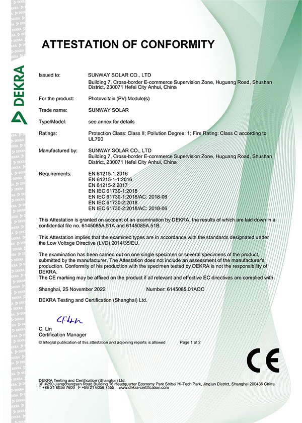Certificate 1