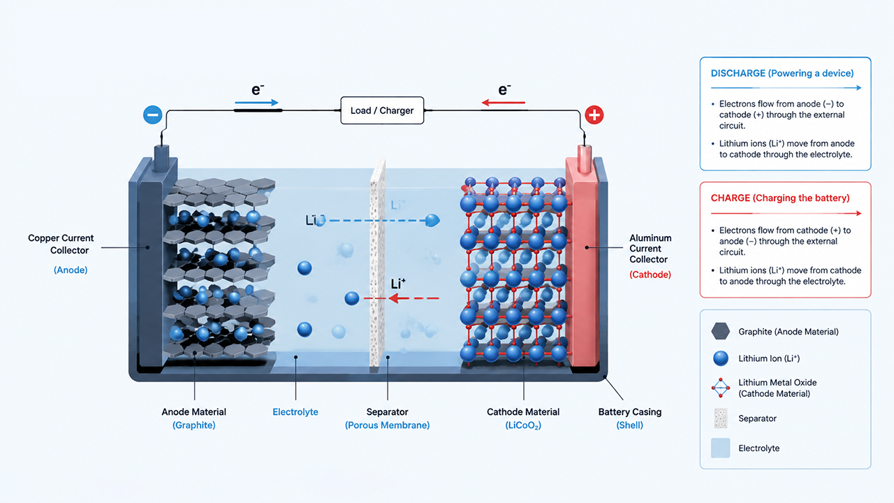 how lithium ion battery works