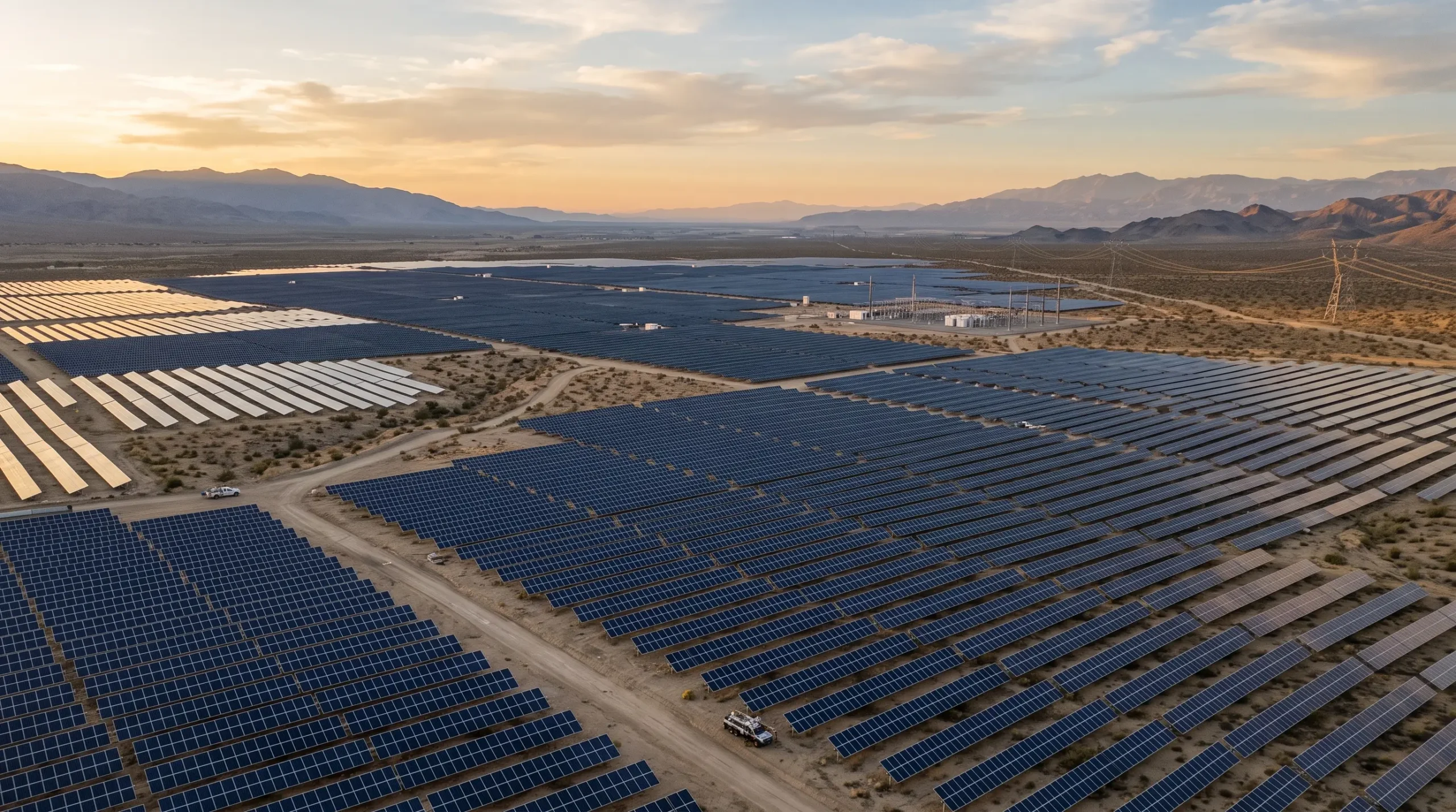 Utility-Scale Ground-Mounted Solar Plant