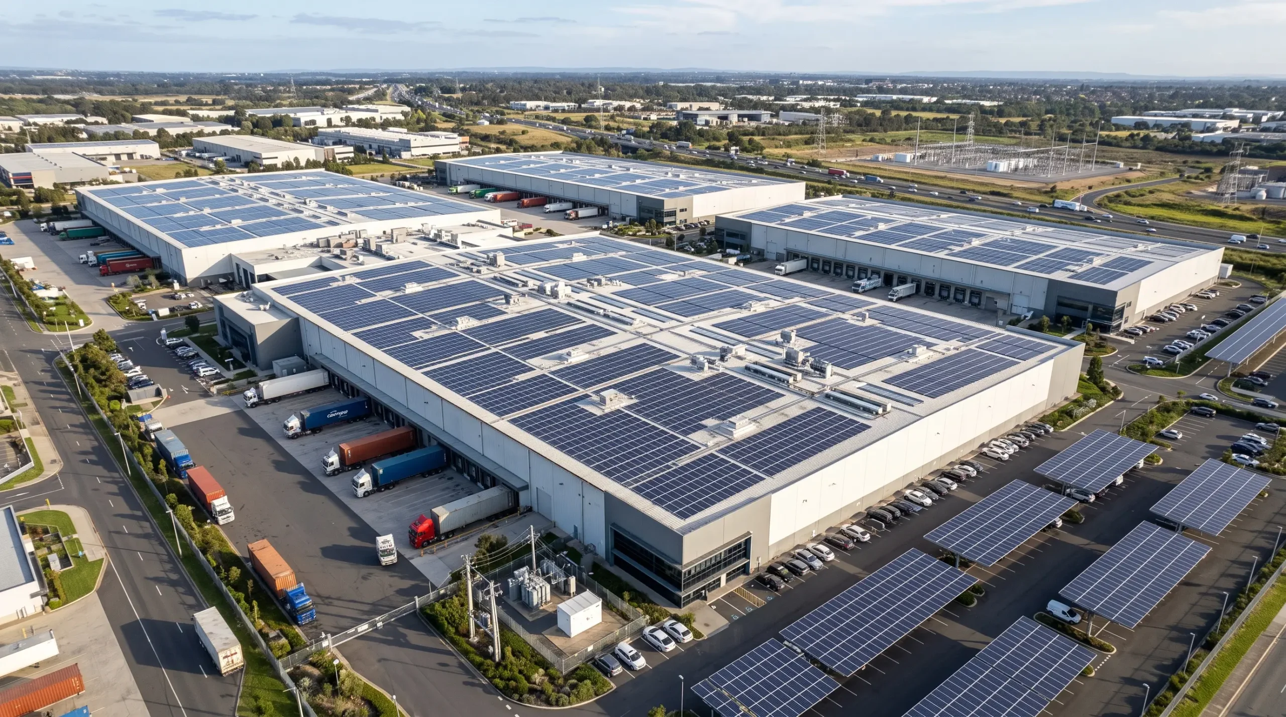Commercial and Industrial Rooftop Solar Panels