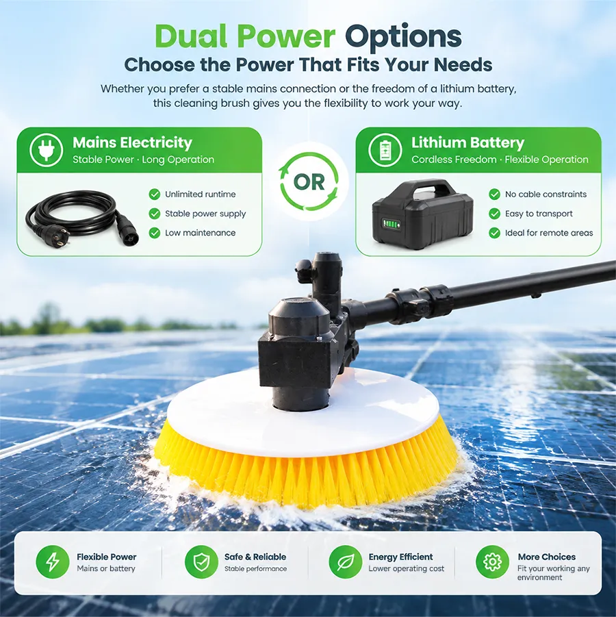 SUNWAY Photovoltaic Module Cleaning Brush