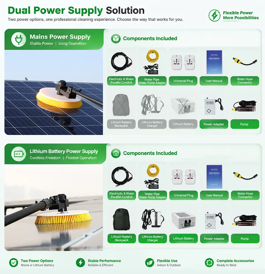 SUNWAY Photovoltaic Module Cleaning Brush