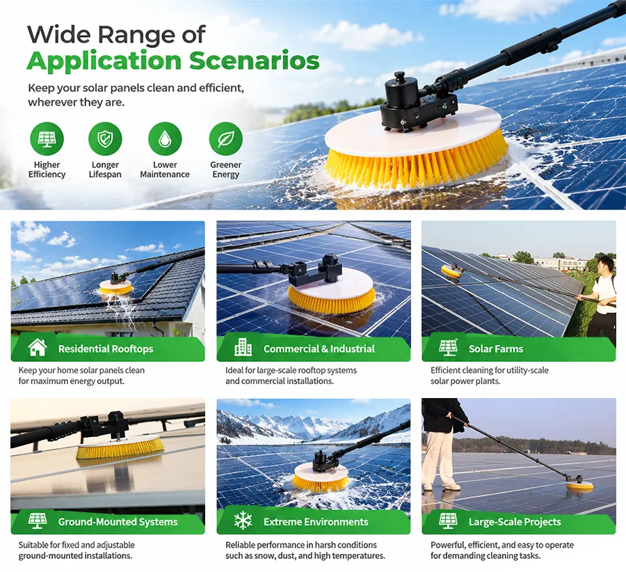 SUNWAY Photovoltaic Module Cleaning Brush