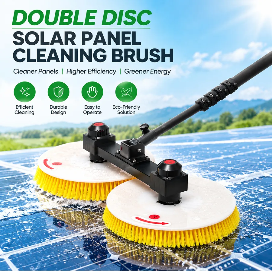 SUNWAY Photovoltaic Module Cleaning Brush-Dual-Head